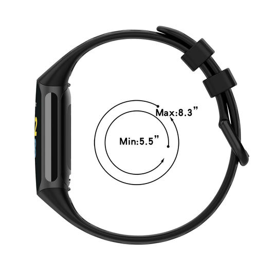 Silicone Sports Strap for the Fitbit Charge 5/6 Series (12 colours available) Habicare