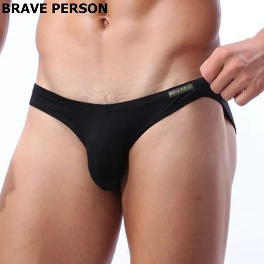 Men's sexy modal underwear briefs by ShopHub NZ, featuring a comfortable fit and stylish design.
