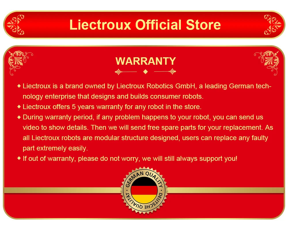 LIECTROUX/LILIN C30B Robot Vacuum Cleaner