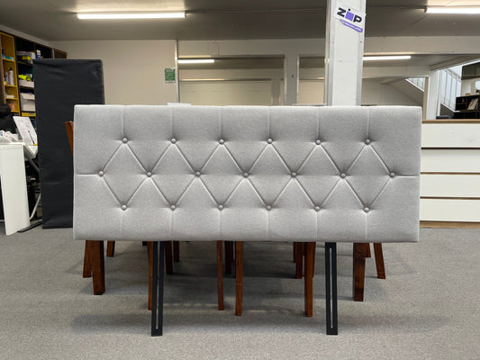 Fenland Headboard Light Grey Queen sue-e furniture
