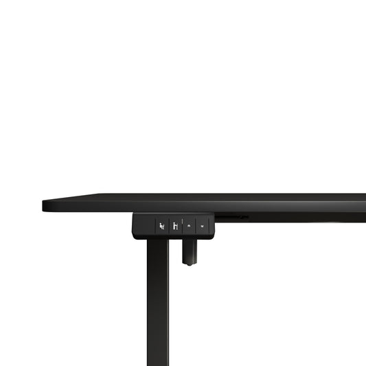 Electra Ergo Single Motor Sit Stand Desk Black 1.4m sue-e furniture