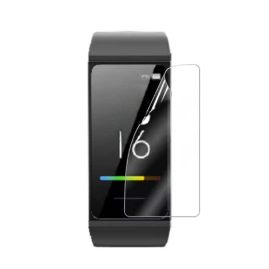 Hydrogel screen protector for Xiaomi Mi Smart Band 4C and Redmi Smart Band, pack of 6, designed as a watch case for protection.