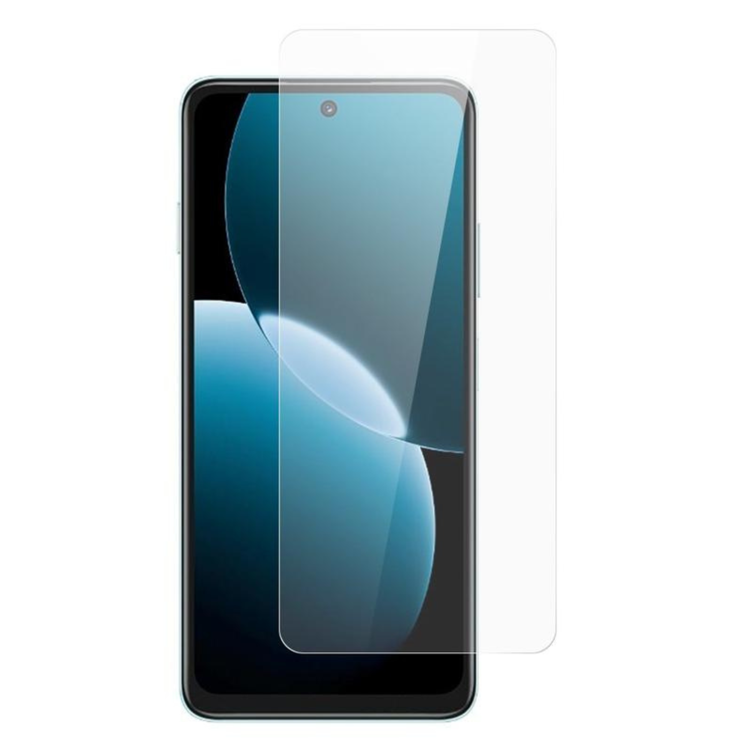 Hydrogel screen protector for HUAWEI nova Y73 by 9eight5, showing clear, flexible film covering the phone screen.