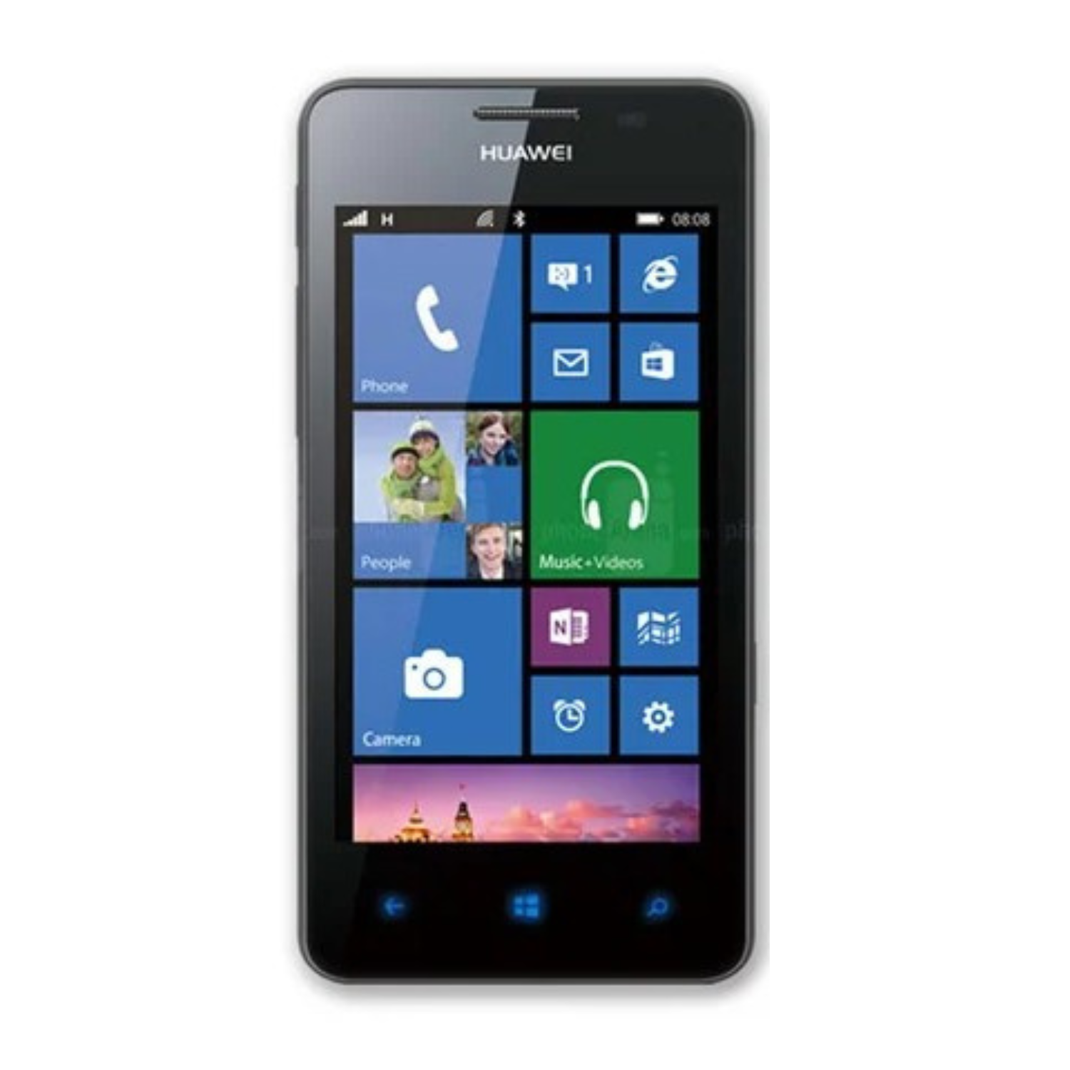 Hydrogel screen protector for Huawei Ascend W2 smartphone, transparent protective film by 9eight5.