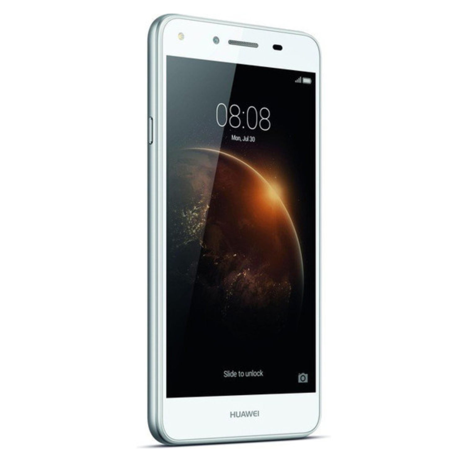 Hydrogel screen protector for Huawei Y6 II Compact by 9eight5, showing the clear, flexible film covering the device screen.