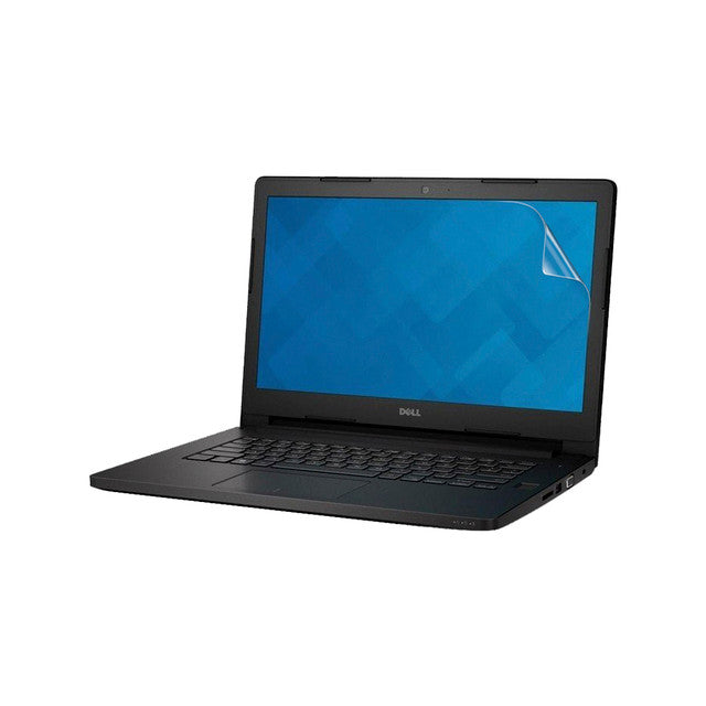 Hydrogel screen protector for Dell Latitude 14 3470 laptop, clear film showing fit and smooth surface by 9eight5.
