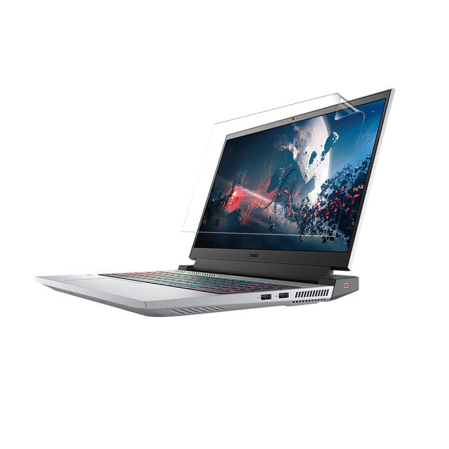 Hydrogel screen protector for Dell G15 5510 laptop from 9eight5, showing clear protective film and packaging.