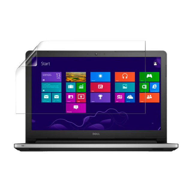 Hydrogel screen protector for Dell Inspiron 14 5455 laptop by 9eight5, showing a clear, flexible protective film on the screen.