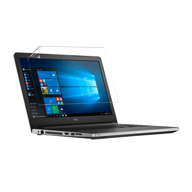 Hydrogel screen protector for Dell Inspiron 15 5559 by 9eight5, showing the clear protective film on the laptop screen.