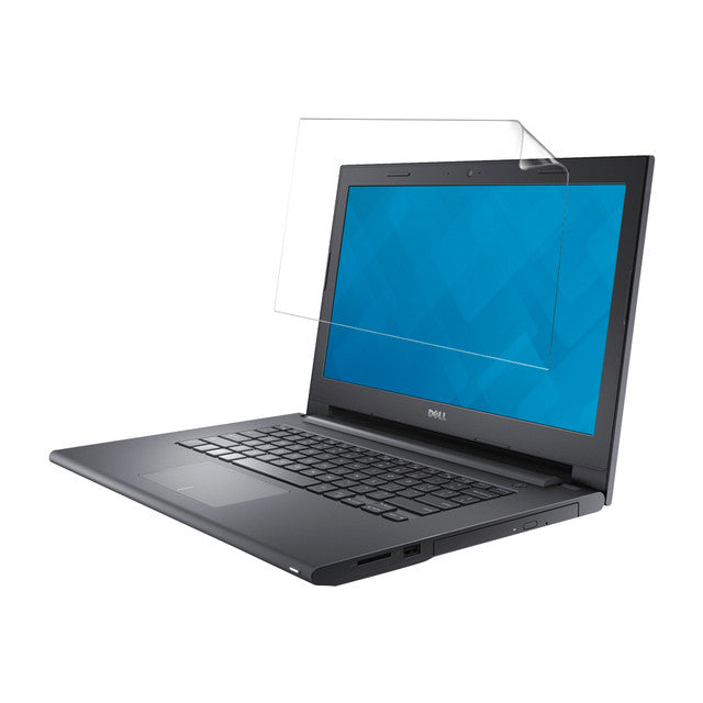Hydrogel screen protector for Dell Inspiron 14 3443 by 9eight5, showing the transparent protective film over the laptop screen.