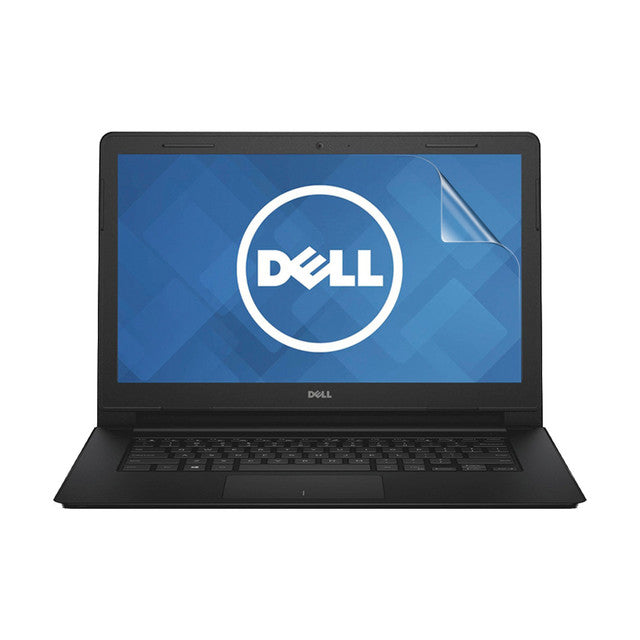 Hydrogel screen protector for Dell Inspiron 14 3452 laptop, showing a clear, flexible protective film applied to the screen.