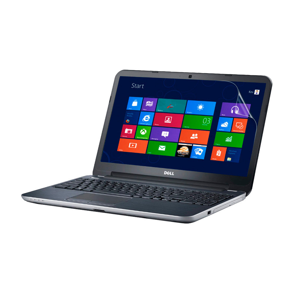 Hydrogel screen protector for Dell Inspiron 15R 5537, 9eight5 brand, showing the clear, flexible film over laptop display