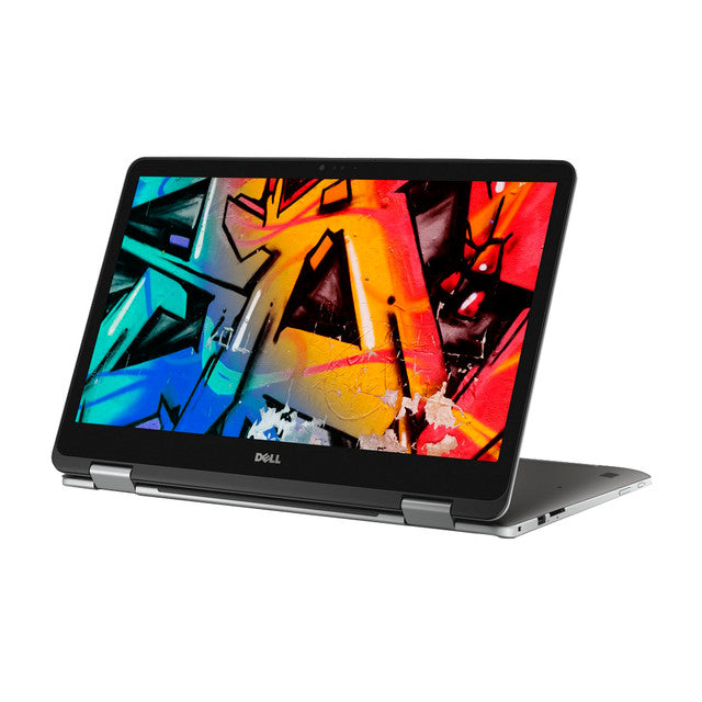 Dell Inspiron 17 7778 hydrogel screen protector by 9eight5 installed on laptop screen, showing clear, smooth protective surface.