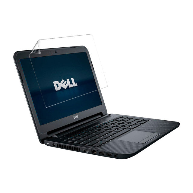 Hydrogel screen protector for Dell Inspiron 14 3421 by 9eight5, showing the clear protector fitting over the laptop screen.