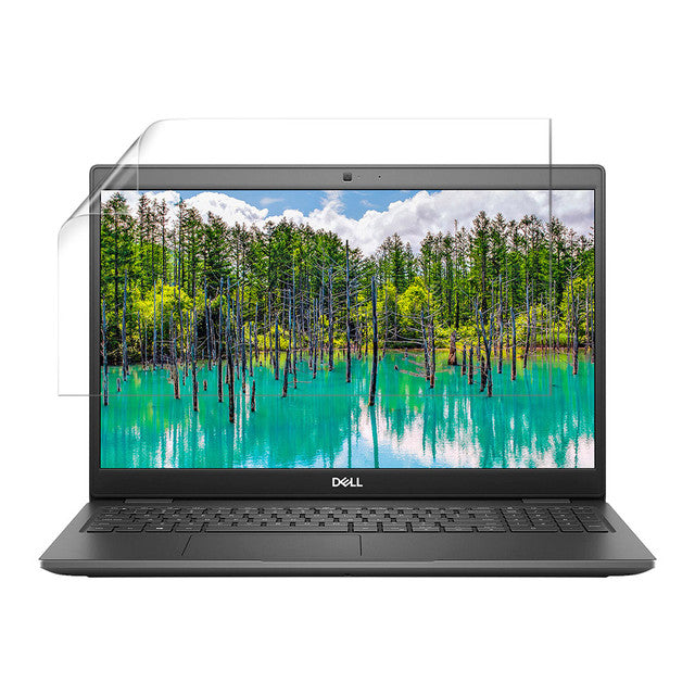 Two 9eight5 Hydrogel Screen Protectors for Dell Latitude 15 3510 laptops, showing clear, flexible screen protection in packaging.