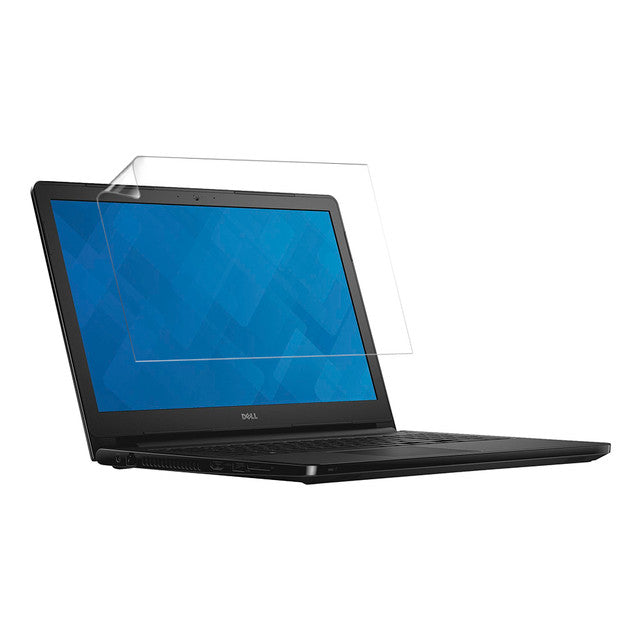 Hydrogel screen protector for Dell Inspiron 15 5566 laptop, showing clear, flexible protective film from 9eight5.