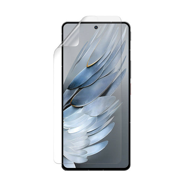 Hydrogel screen protector for Nubia Z50S Pro by 9eight5, pack of 2, showing clear, flexible protective film on smartphone screen.