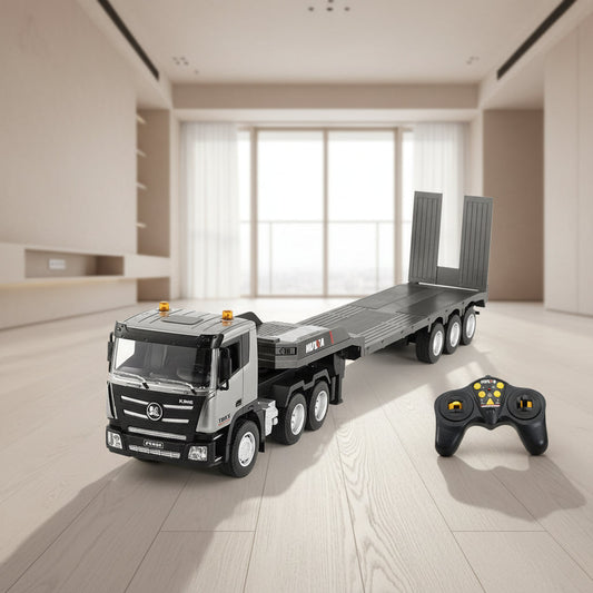 2.4G Wireless Electric Alloy Remote Control Truck & Trailer with Lights & Sounds dealonline.co.nz