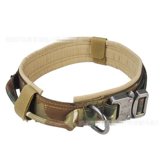 Tactical Dog Collar Adjustable Military Training Nylon Dog Collar Metal Buckle dealonline.co.nz