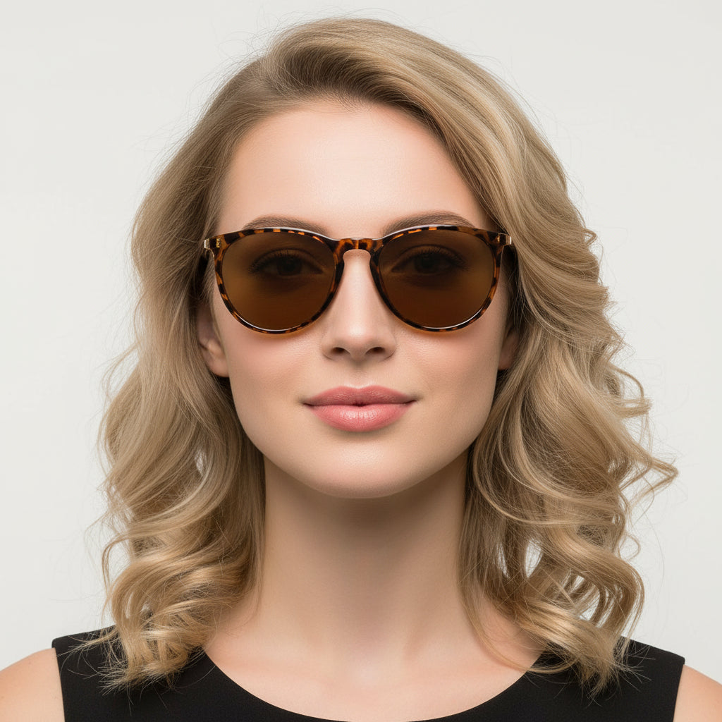 Dealonlinenz HD polarized sunglasses with anti-blue ray and hydrophobic coating, featuring sleek black frames and tinted lenses.