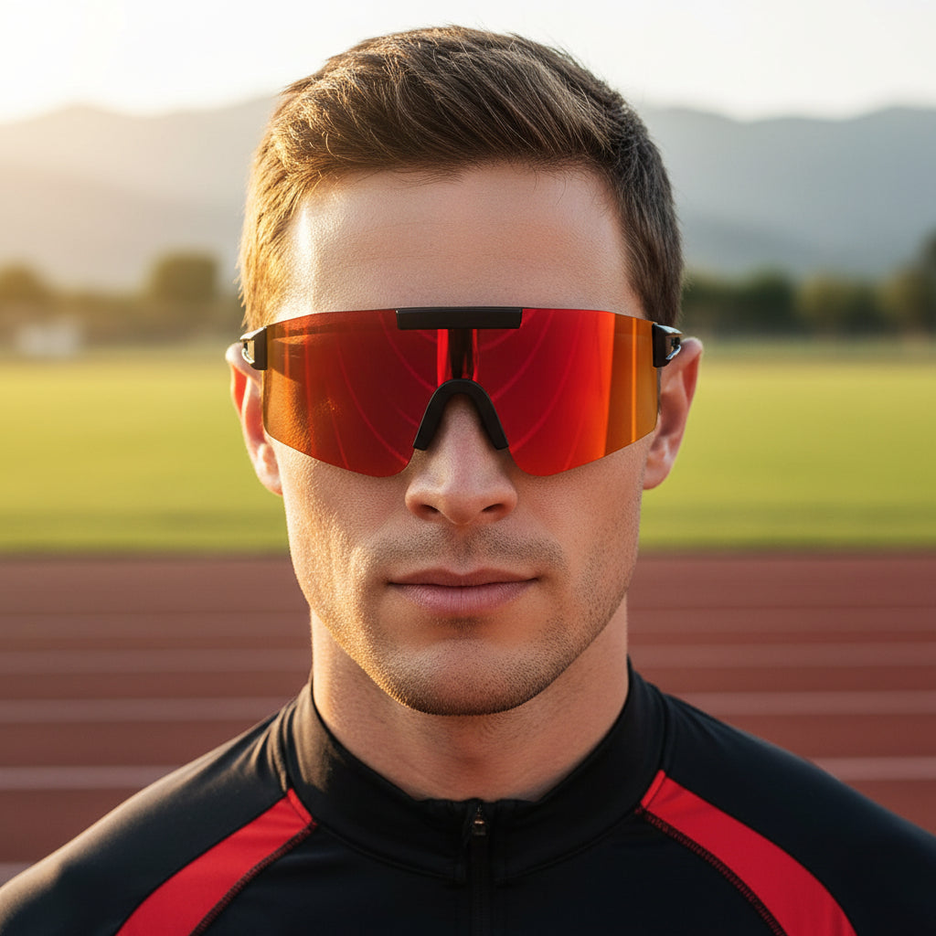 Dealonlinenz polarized sunglasses with hydrophobic anti-reflective lenses and protective case, sleek eyewear design