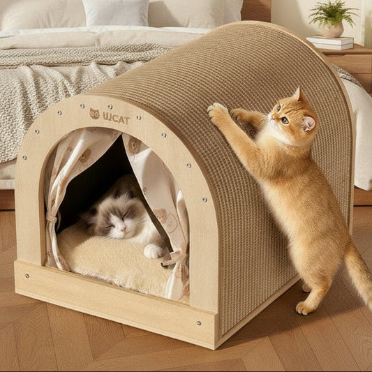 Cat Nest Four Seasons Universal Curved House dealonline.co.nz