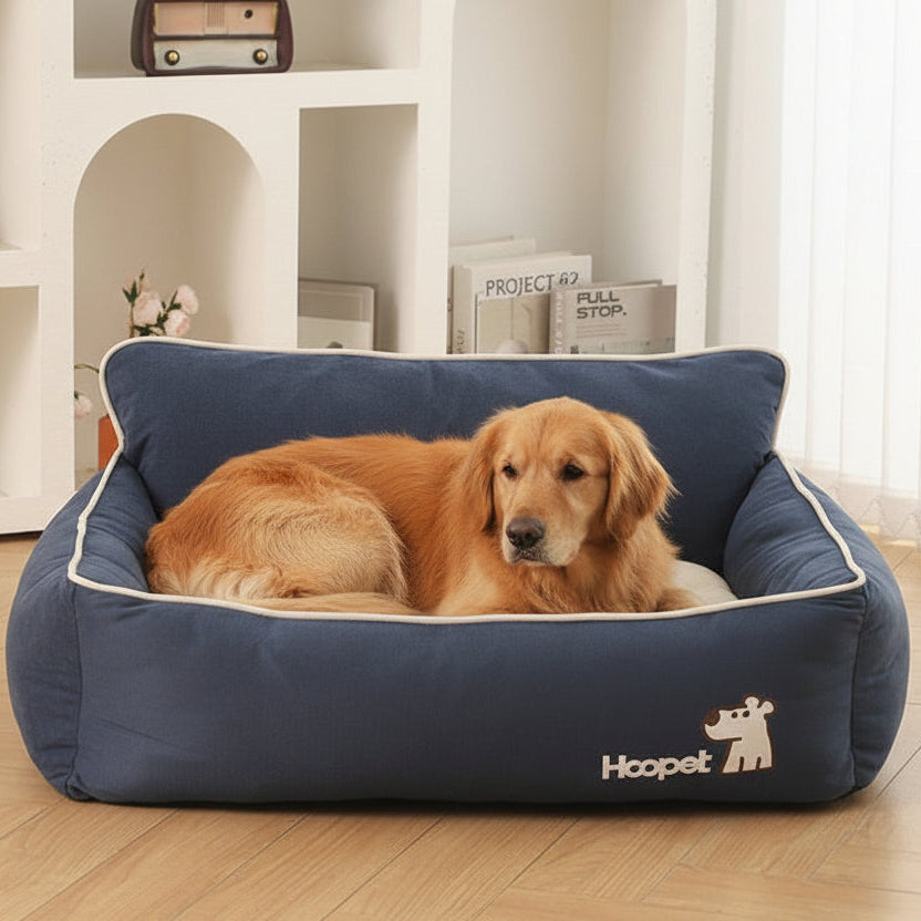 Super large 120cm dealonline.co.nz dog couch with thick, warm dog bed for comfort and rest.