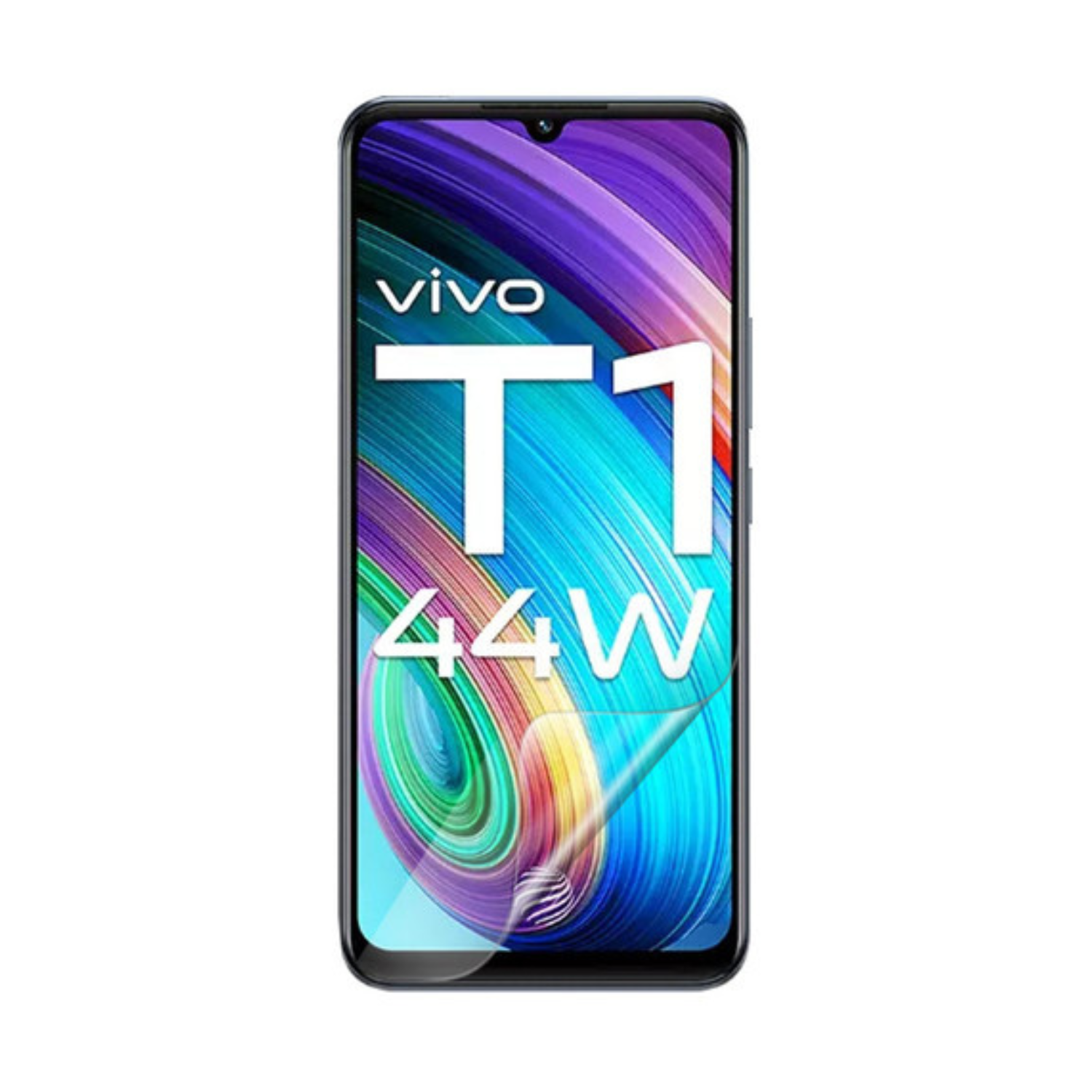 Two transparent Hydrogel screen protectors for Vivo T1 by 9eight5, designed to safeguard the phone's display.