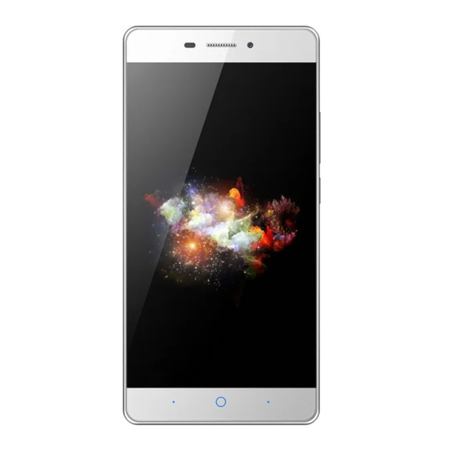Hydrogel screen protector for ZTE Blade X9 by 9eight5, showing the clear, flexible film covering the phone screen.