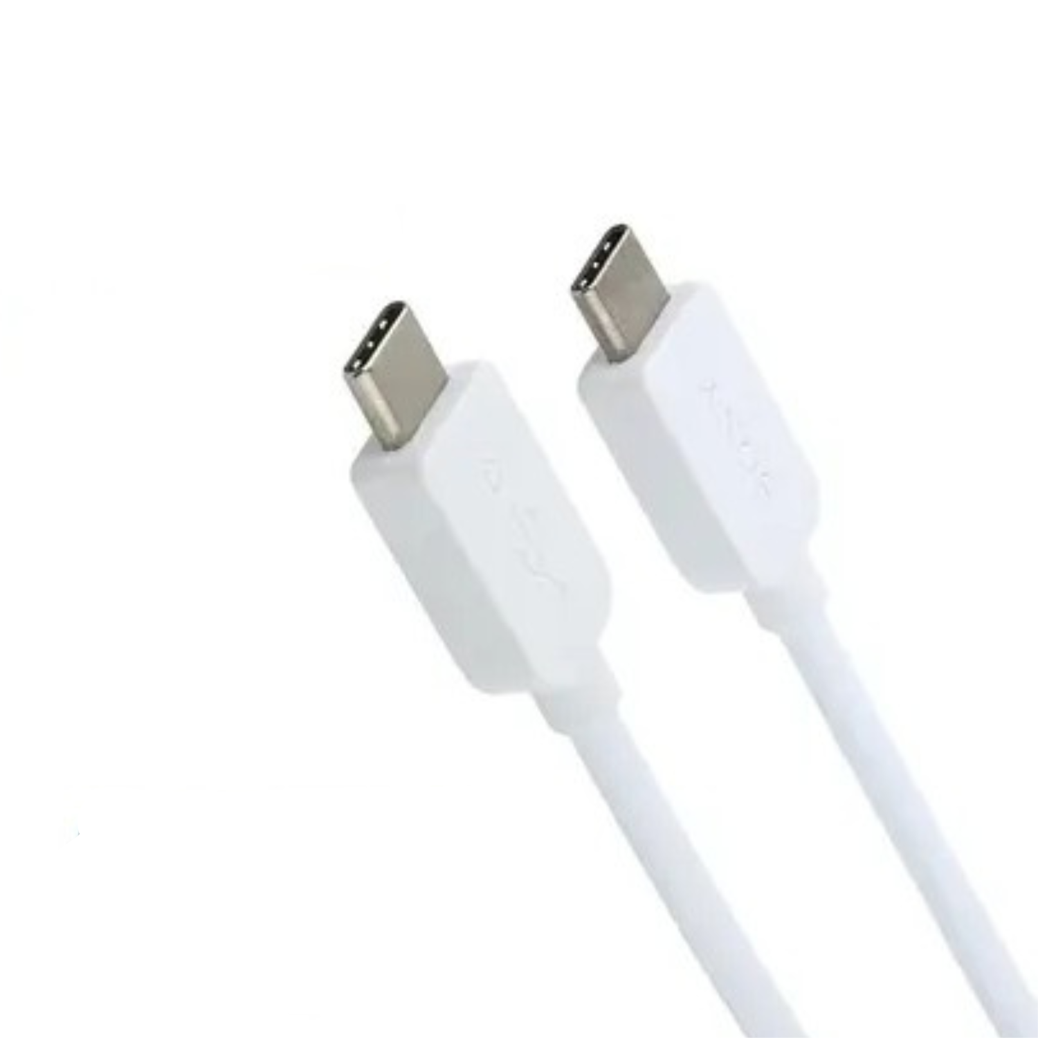 White 1-meter USB-C charger cable for Sony phones by 9eight5, featuring a durable connector and flexible cable for charging and data transfer.