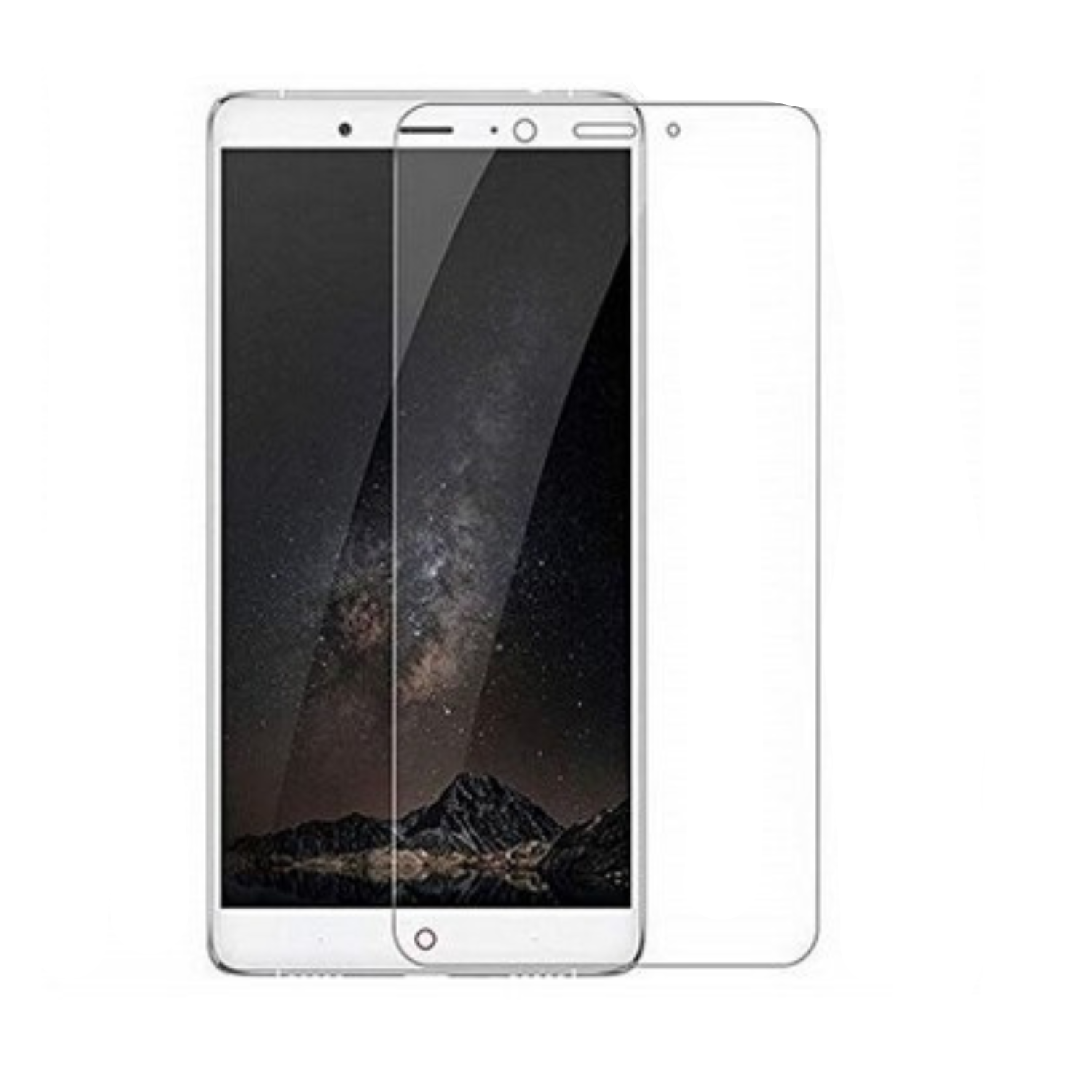 9eight5 Hydrogel Screen Protector for Nubia Z11 Max, showing a clear, flexible film covering the phone screen.