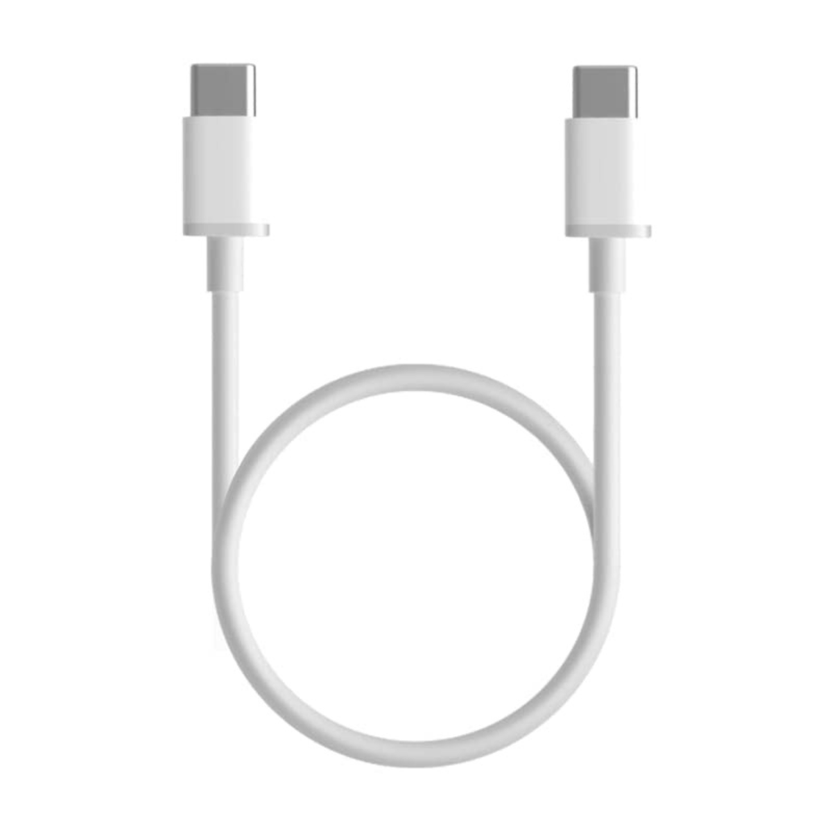 White 1m FlashCharge USB-C charger cable for Vivo phones by 9eight5, designed for fast data transfer and charging.
