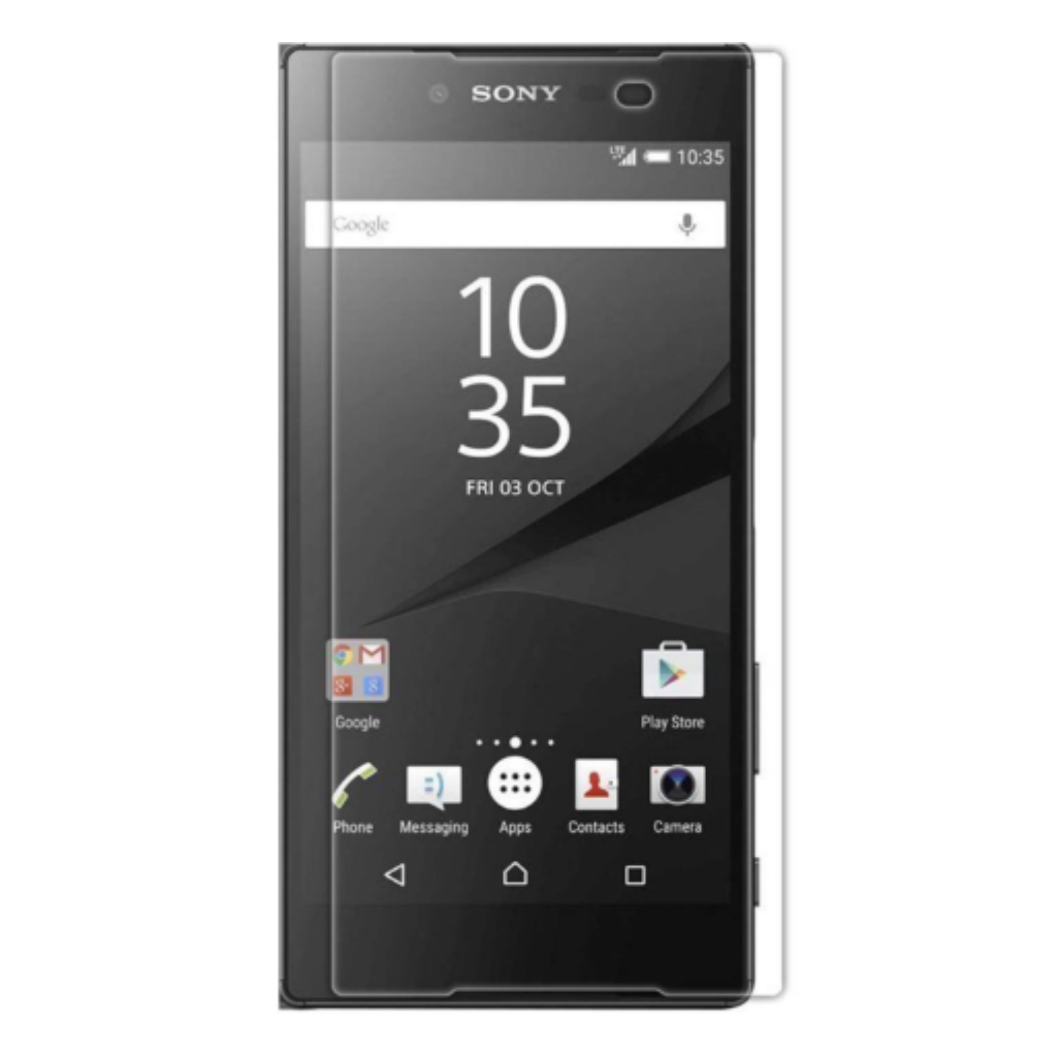 Two 9eight5 hydrogel screen protectors for Sony Xperia Z5 Dual, showing clear, flexible film covers for the smartphone screen.