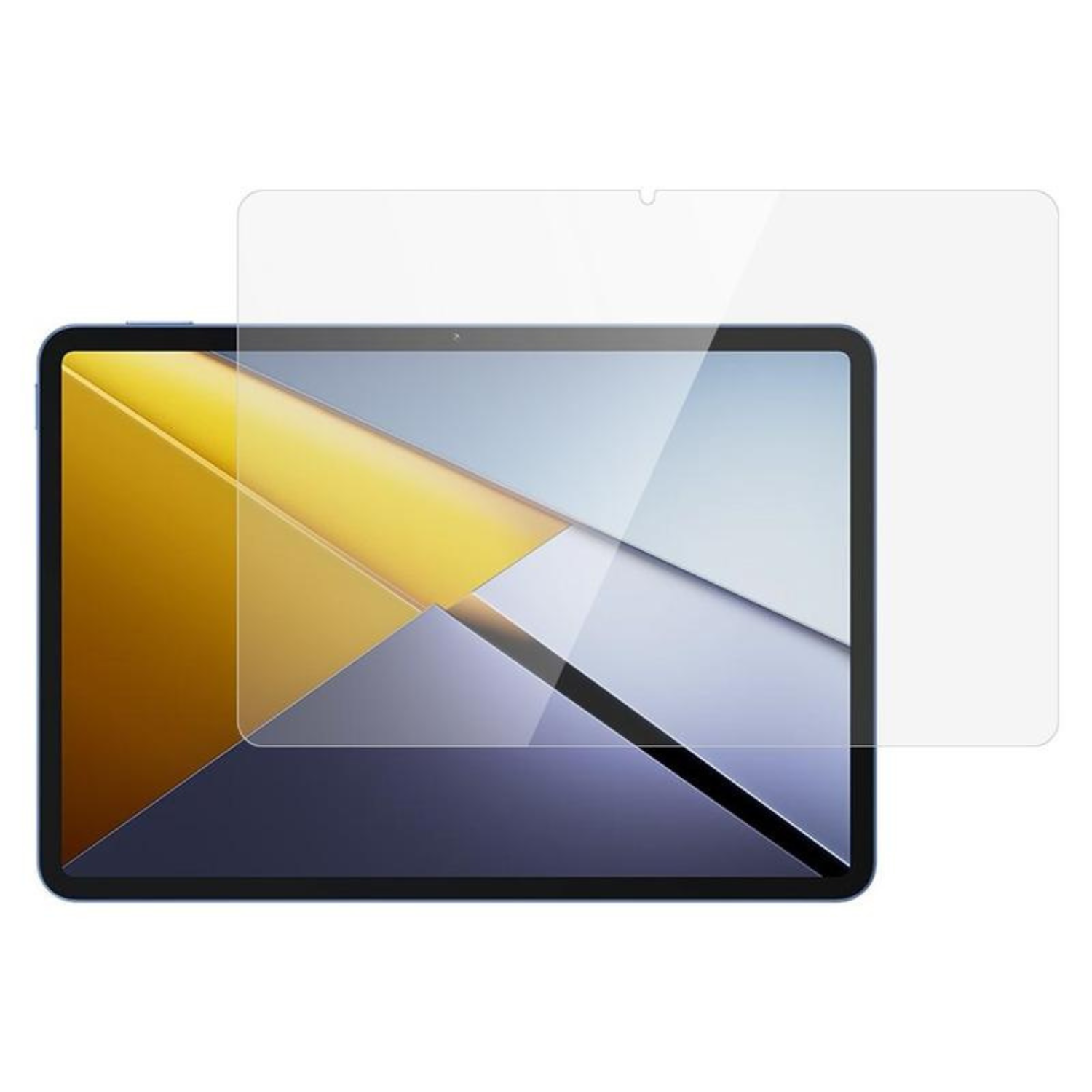 Hydrogel screen protector for Poco Pad X1 by 9eight5, showing the transparent protector aligned with the tablet screen.