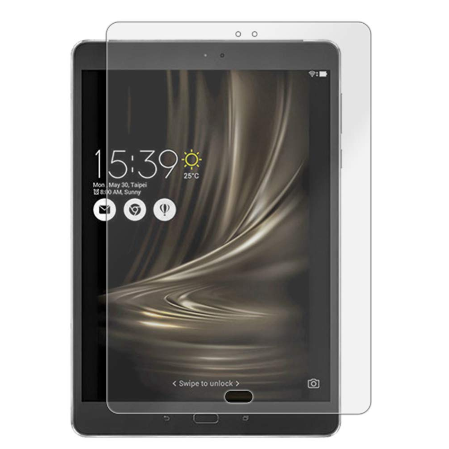 9eight5 hydrogel screen protector for Asus Zenpad 3s 8.0 Z582KL, showing the clear, flexible film designed for screen protection.