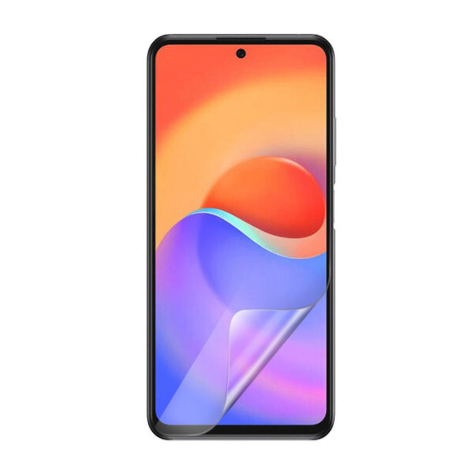 Hydrogel screen protector for ZTE S30 SE by 9eight5, showing a clear, thin film covering the phone screen.