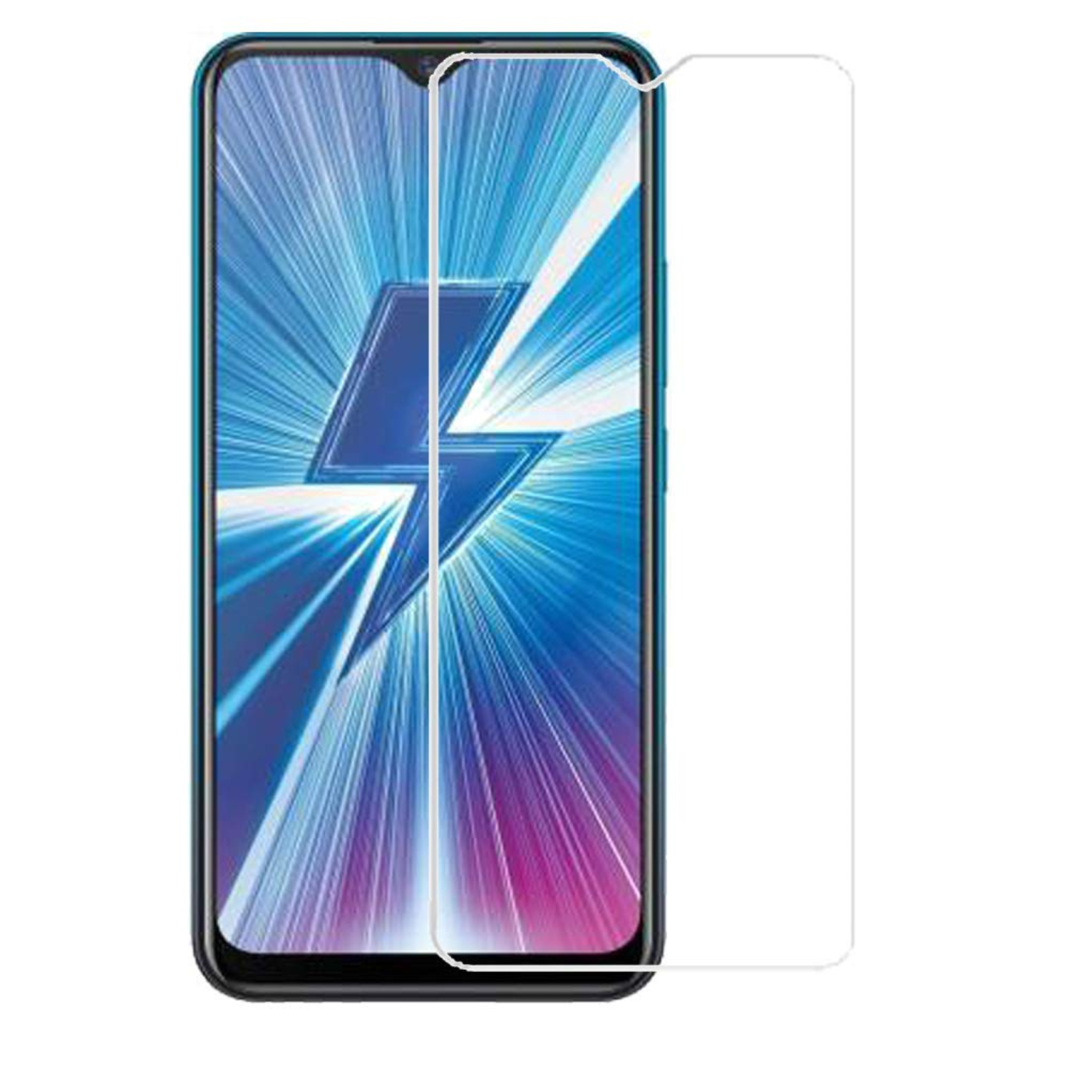 9eight5 hydrogel screen protector for Vivo Y17, showing a clear, thin film designed to protect the phone screen.