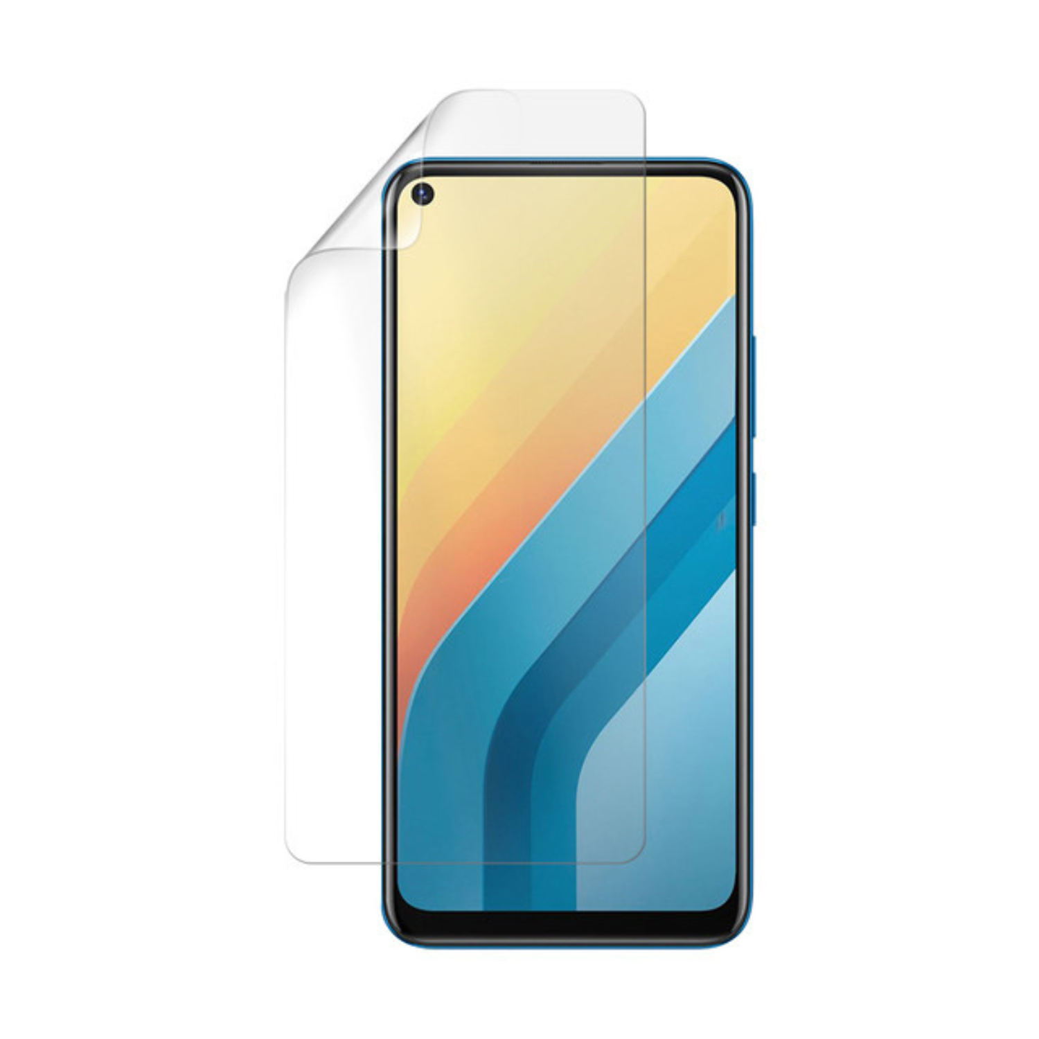 Clear hydrogel screen protector for Vivo Y30 by 9eight5, featuring precise fit and smooth surface for enhanced screen protection.