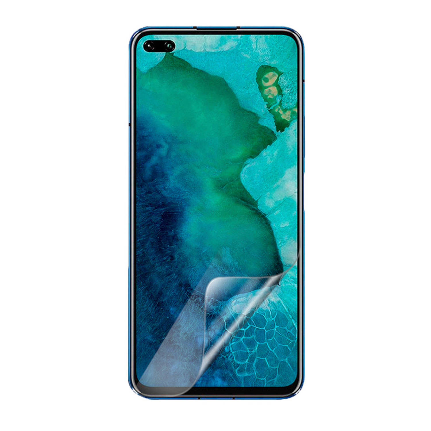 9eight5 Hydrogel screen protector for Honor V30/View 30, clear and flexible protective film covering the phone screen.