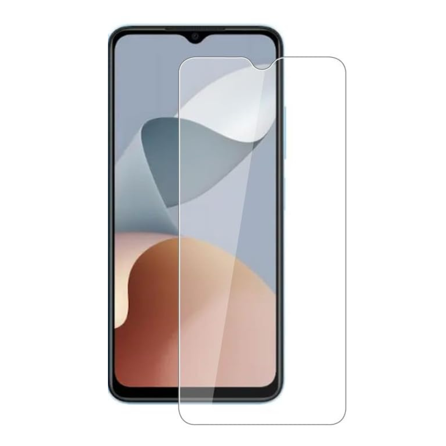Two 9eight5 Hydrogel Screen Protectors for ZTE Blade A34, showing clear, flexible screen protection for the device.