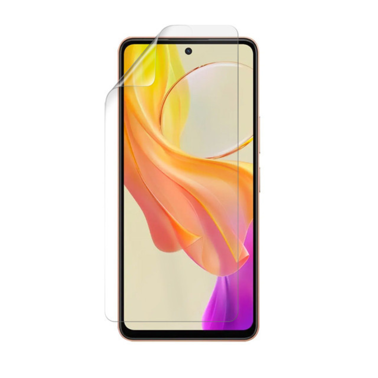 Two 9eight5 hydrogel screen protectors for Vivo Y77t shown in packaging, designed to protect the phone screen from scratches and damage.