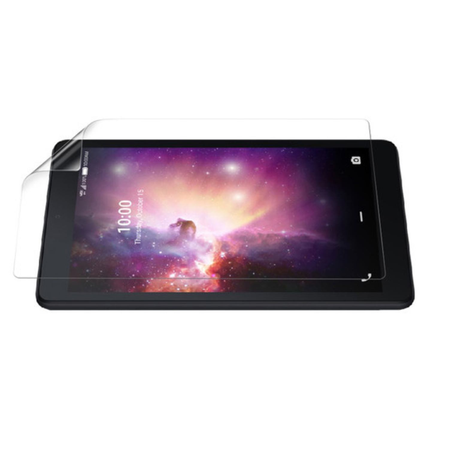 Hydrogel screen protector for TCL Tab 8 4G by 9eight5, showing the transparent film fitting over the tablet screen.
