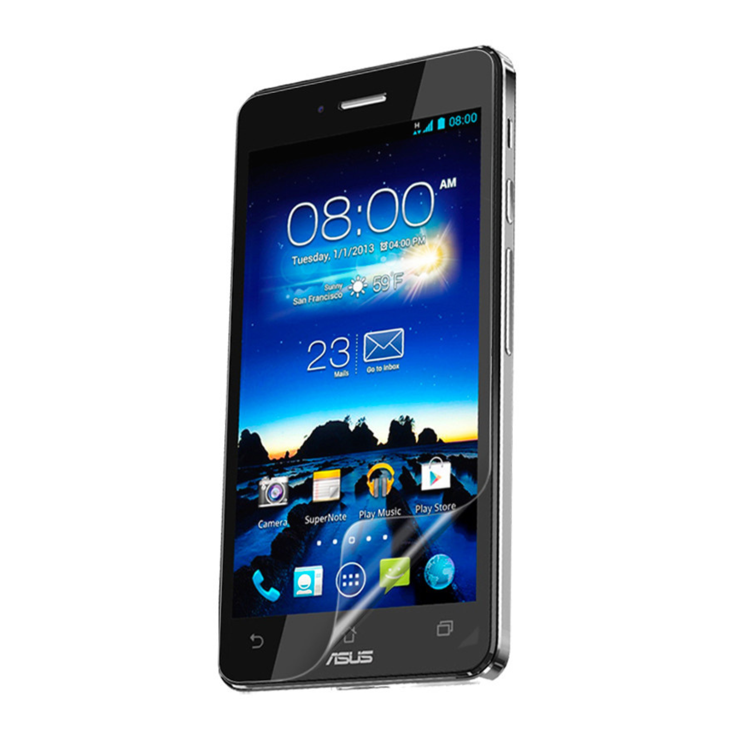 Two clear Hydrogel screen protectors for Asus PadFone Infinity Lite by 9eight5, designed to safeguard the device screen.
