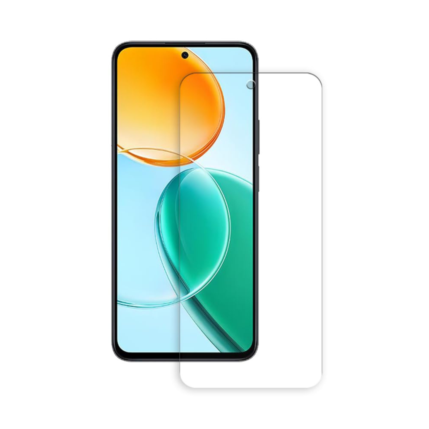 Two 9eight5 hydrogel screen protectors for Honor Play 9T, showing clear, flexible film covers for smartphone screen protection.