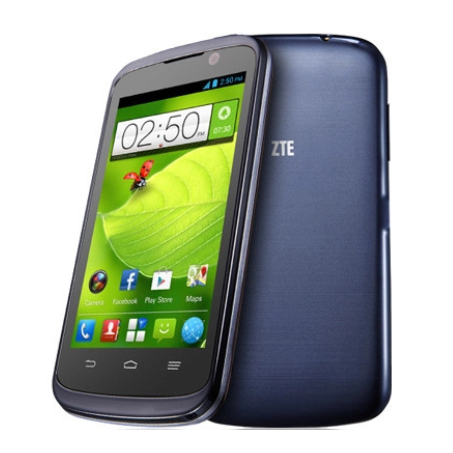 Hydrogel screen protector for ZTE Blade V by 9eight5, showing clear, flexible film covering smartphone screen.