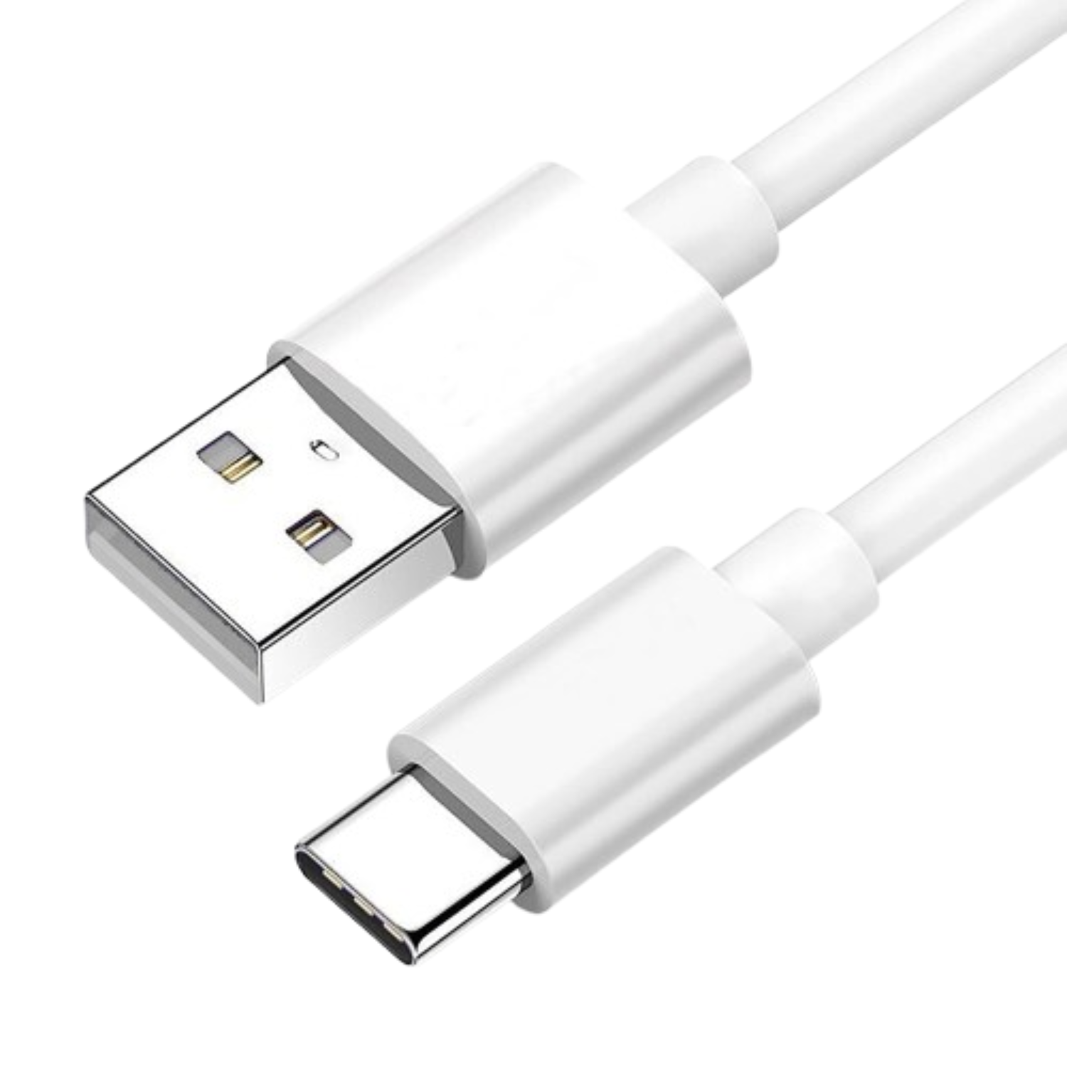 White 1m Xiaomi USB-A to USB-C charger cable by 9eight5, electronic accessory for charging Xiaomi phones.