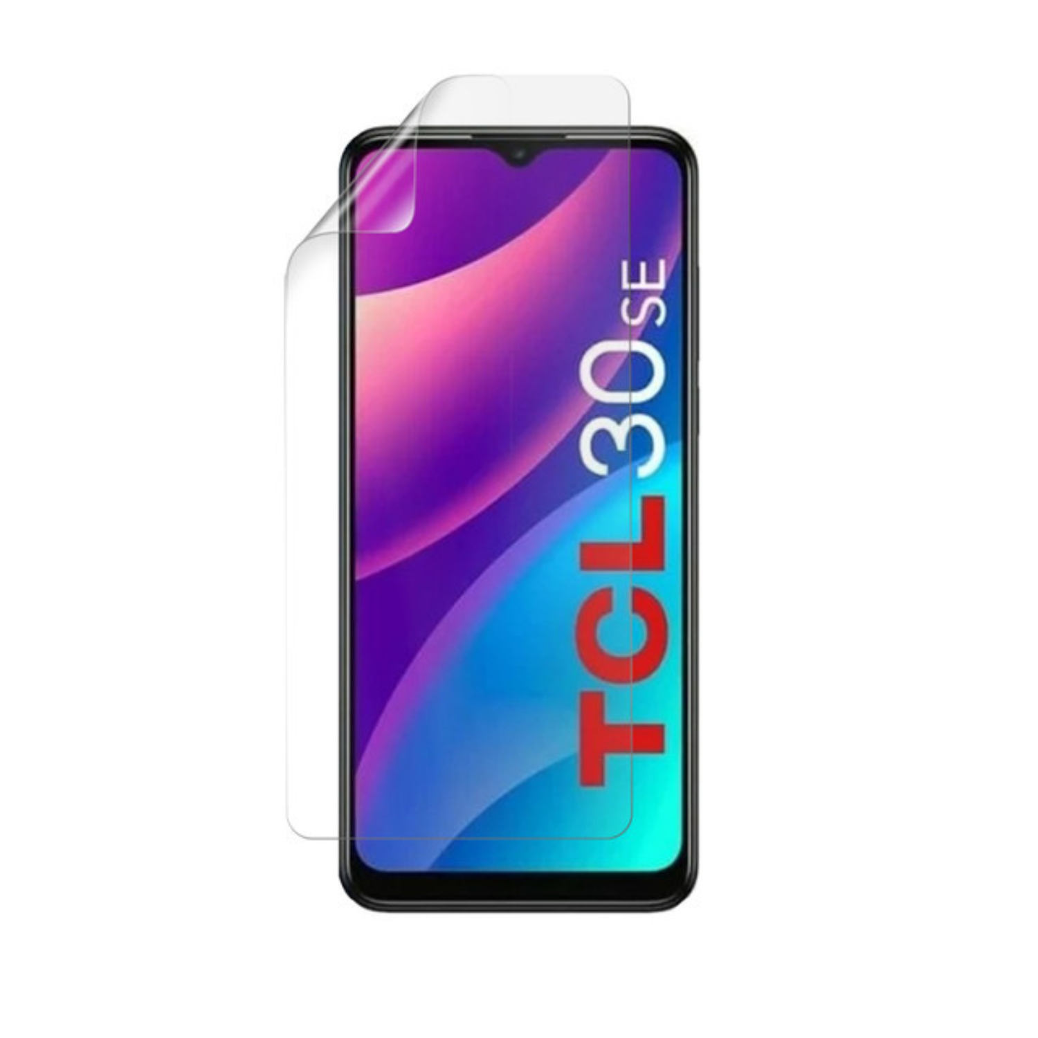 9eight5 Hydrogel Screen Protector for TCL 30 SE, clear protective film covering phone screen for scratch and impact resistance