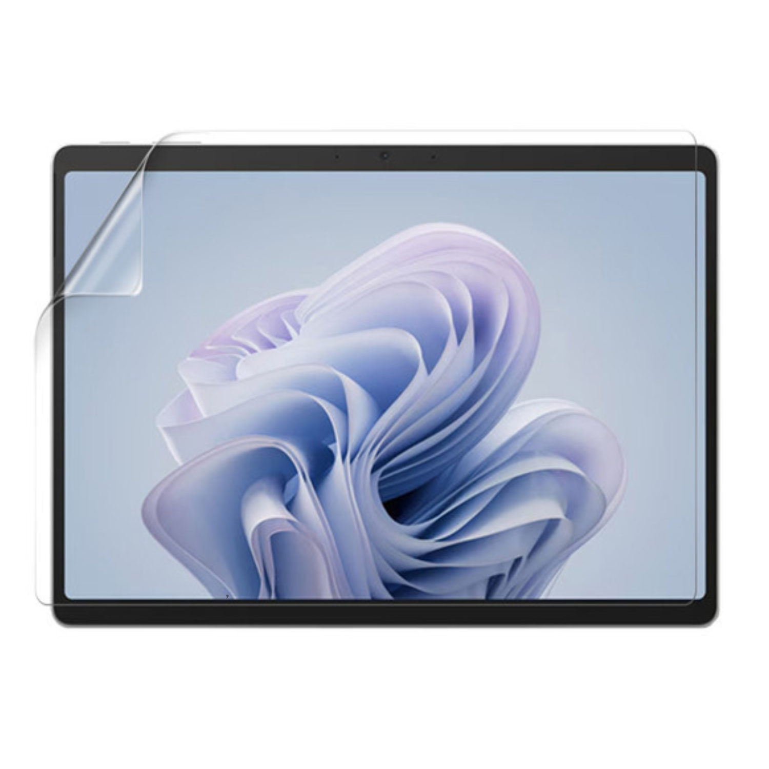 Hydrogel screen protector for Microsoft Surface Pro 10 by 9eight5, shown on device, in a pack of two for business protection.