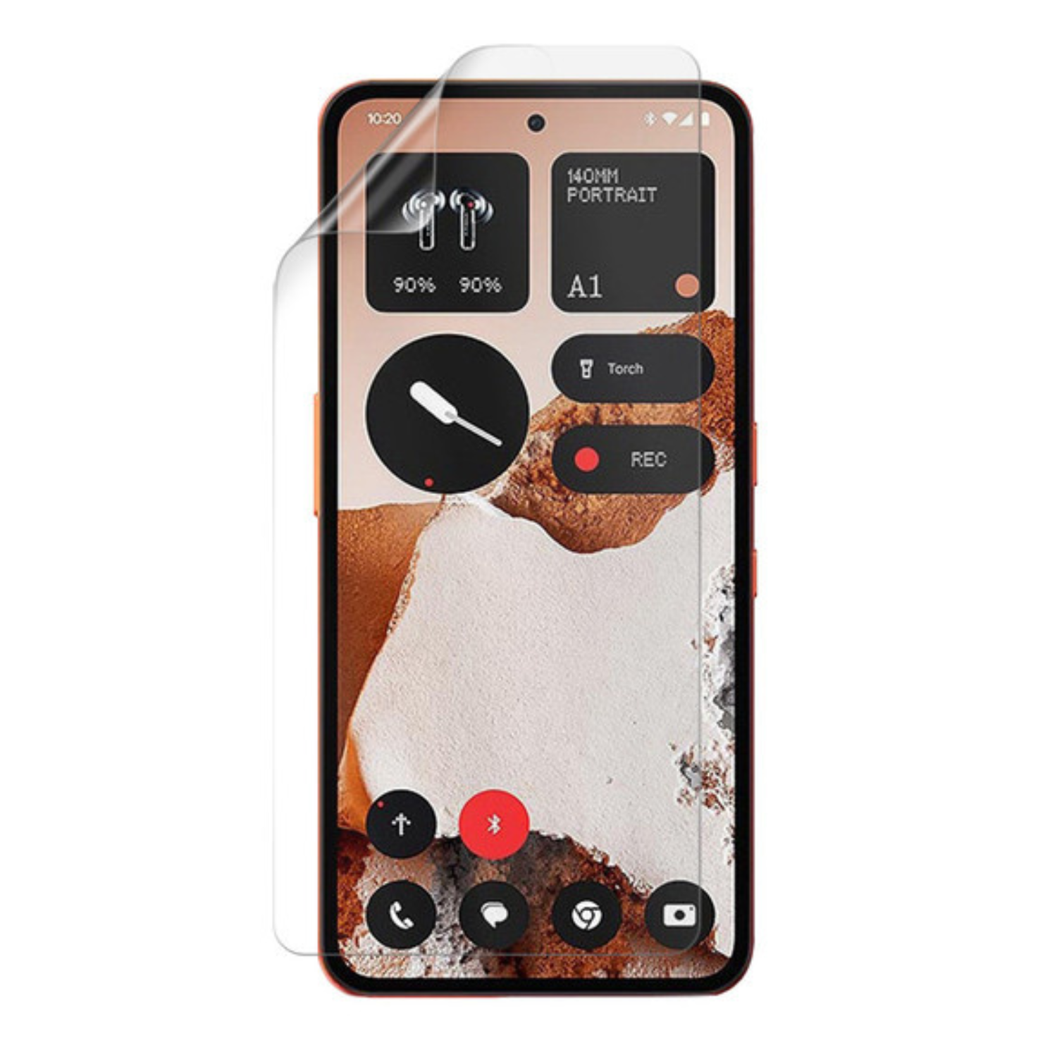 9eight5 hydrogel screen protectors for Nothing CMF Phone 2 Pro, clear and flexible, shown in packaging for a pack of two.