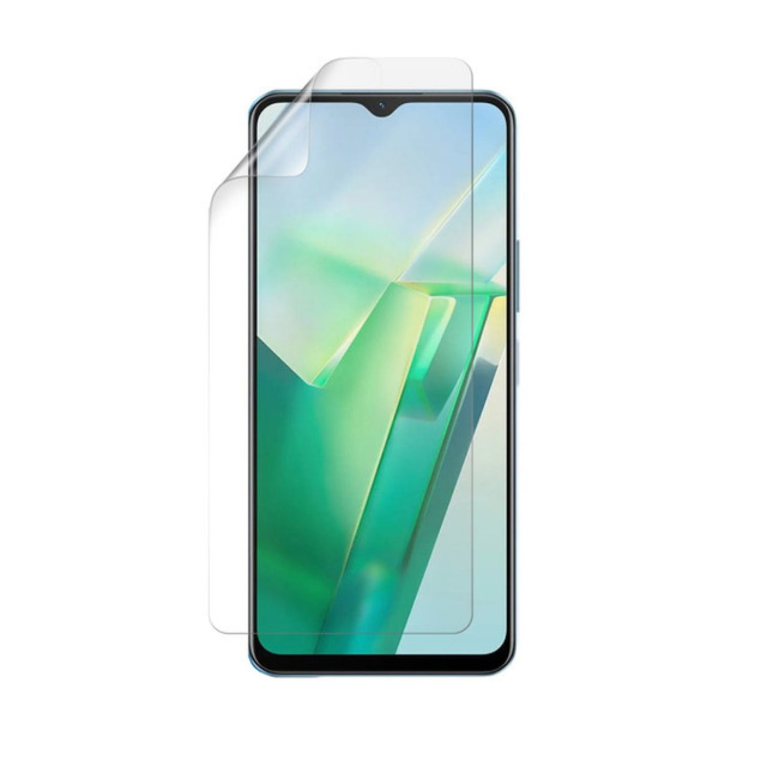 9eight5 Hydrogel screen protector for Vivo T2x 5G, showing a clear, thin film designed to protect the phone screen.